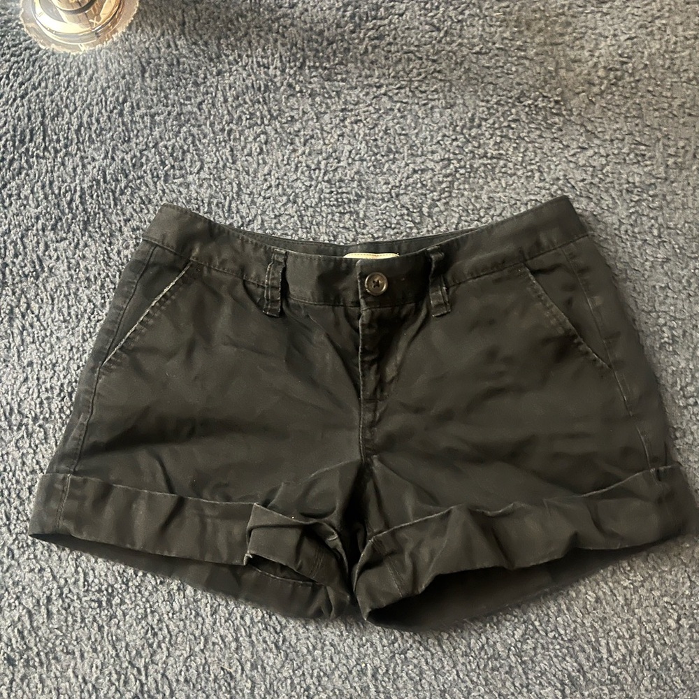Women's Black Cargo Shorts